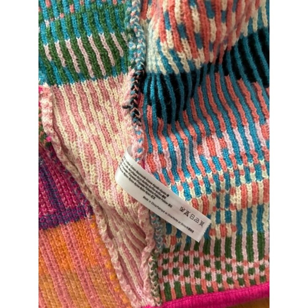 Pilcro Anthropologie Colorful Crochet Cardigan One Size - Picture 5 of 7
